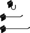 Pegboard, Slatwall, & Gridwall Display Hooks & Accessories